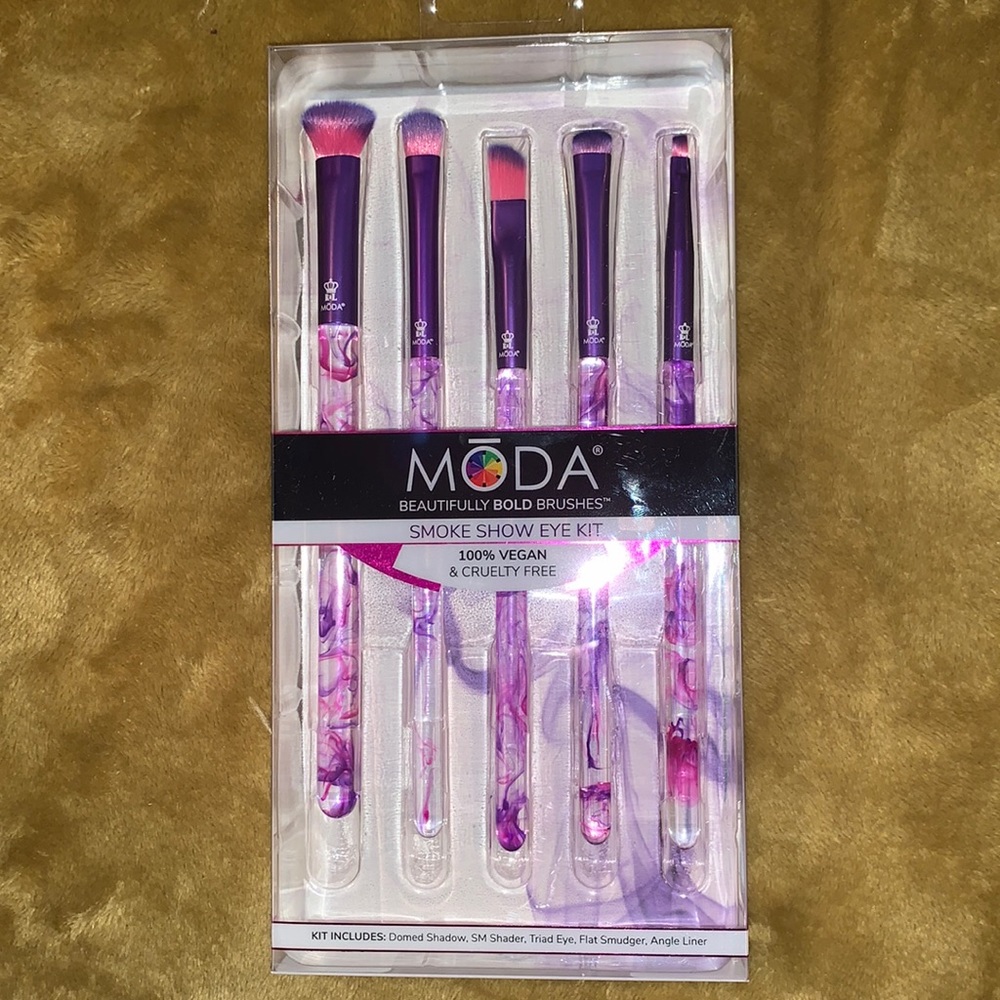 Moda Purple Smoke Show Eye Brush Kit